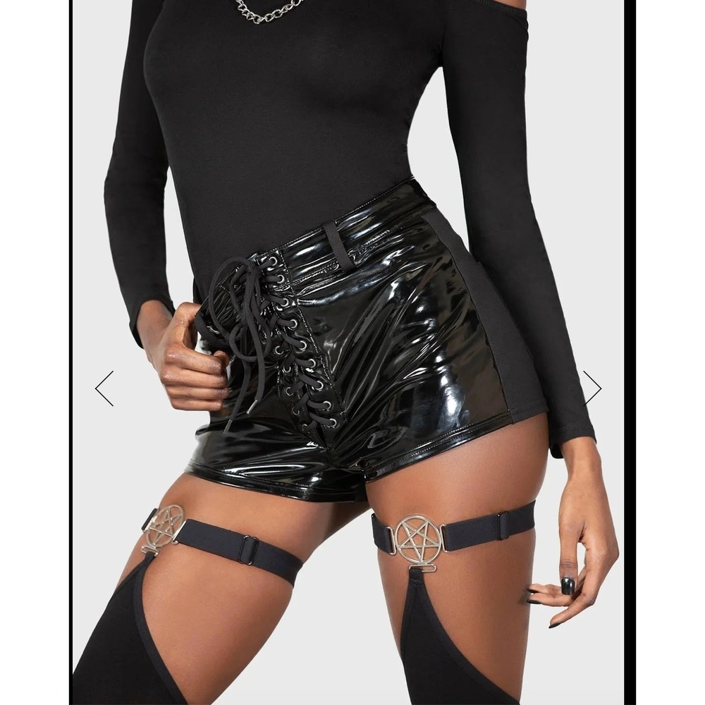 Killstar Exxanimate shorts lace up
